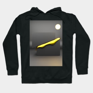 Black Golden Separate Cubes Hoodie